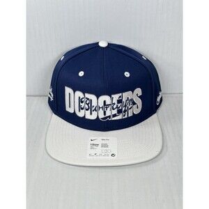Nike Pro Brooklyn Dodgers Hat Cap Royal Blue/White Snapback Adjustable OSFM